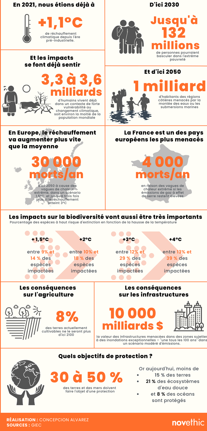Infographie GIEC Novethic