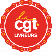 Livreurs à vélo CGT