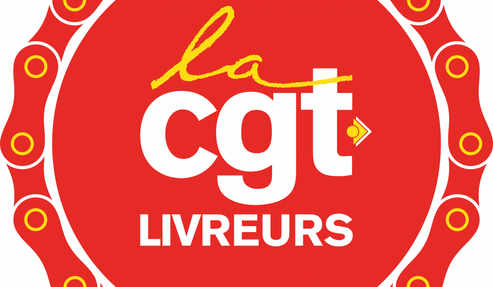 Livreurs à vélo CGT